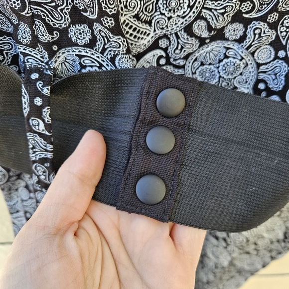 Modcloth Switchblade Stiletto sugar skull print pinup style dress XL - Picture 3 of 5